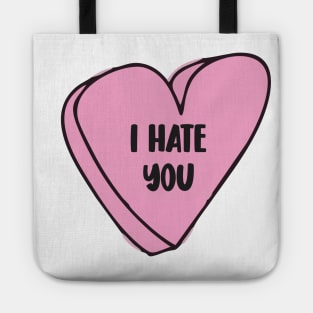 i hate you emoji Tote