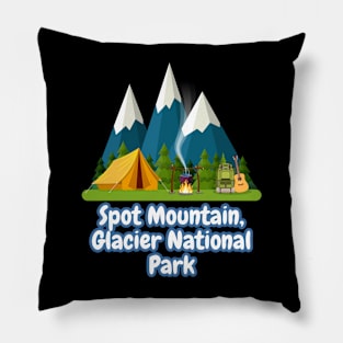 Spot Mountain, Glacier National Park Pillow