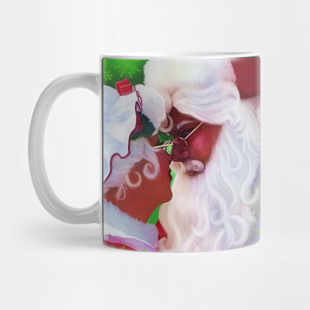 Beautiful Santa And Mrs Claus Sharing A Moment Santa And Mrs