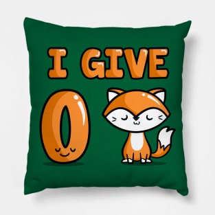 Zero Fox Pillow