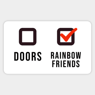 Rainbow Friends Blue Crown Drool Roblox Game Fun Adventure Decal Sticker 🌈