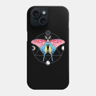 Genderflux Luna Moth LGBT Pride Flag Phone Case