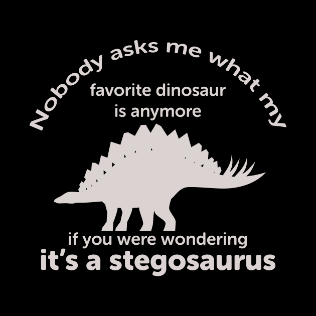 Stegosaurus grown up favorite dinosaur by LovableDuck