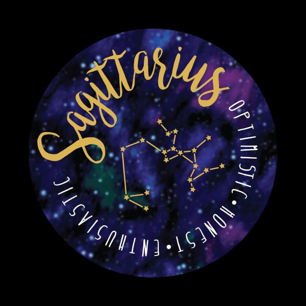 Sagittarius Zodiac by CreativeHermitCo