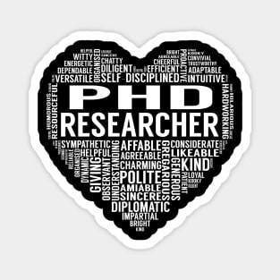 Phd Researcher Heart Magnet