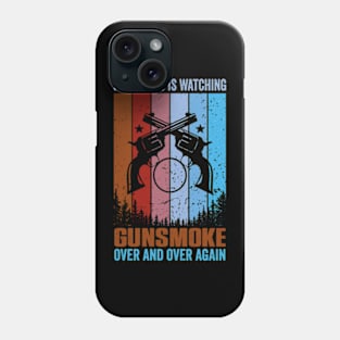 Happiness, Is Watching Gun-smoke Retro Vintage Phone Case