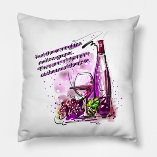 smell grapes Pillow