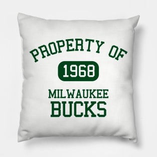 Property of Milwaukee Bucks Pillow