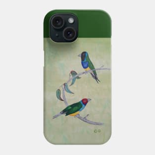 Australian Gouldian Finches Phone Case