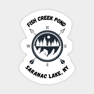 Fish Creek Pond Saranac Lake, NY Magnet