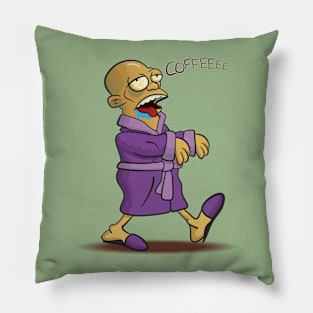 The morning coffee zombie Pillow