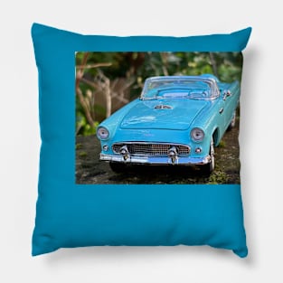 1956 Ford Thunderbird Pillow