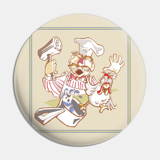 The Swedish Chef Pin by ActionNate