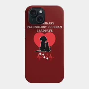 Veterinary technology program graduate love of pets Frit-Tees Phone Case