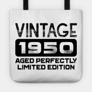 Birthday Gift Vintage 1950 Aged Perfectly Tote