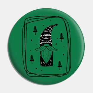 Gnome for Christmas Pin