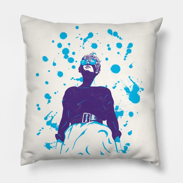 Summer Splash Pillow by Motski