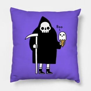 Spooky Ice Cream Cone Pillow