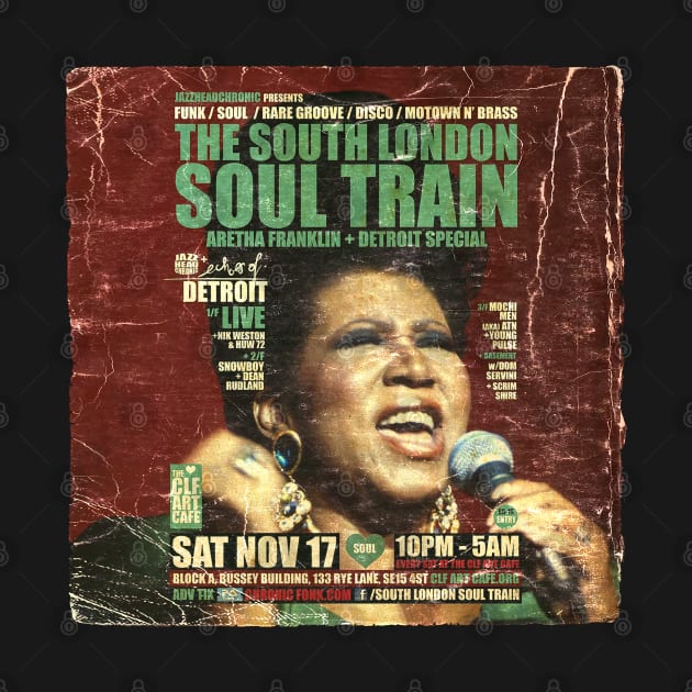 POSTER TOUR - SOUL TRAIN THE SOUTH LONDON 46 by Promags99