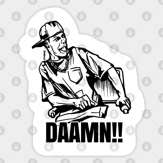 Dammn Smokey Friday Meme Damn Meme Autocollant Teepublic Fr