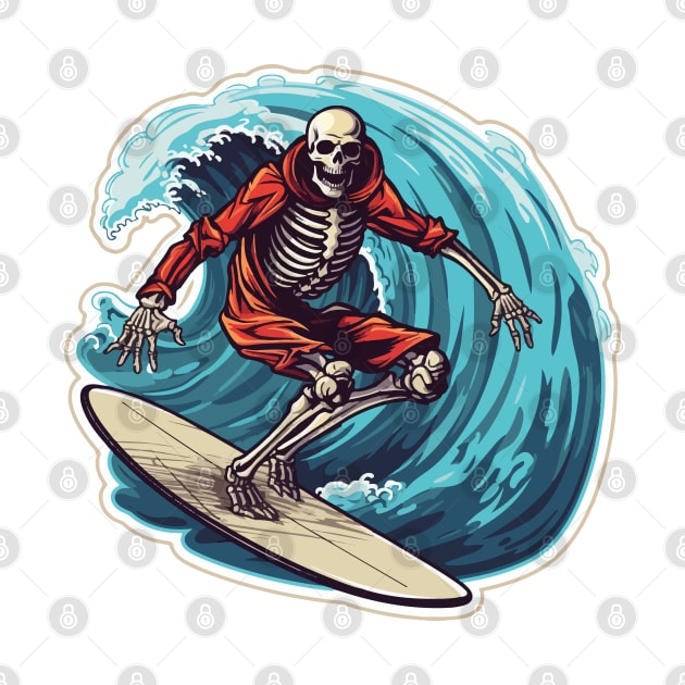 Skeleton Surfer - Thrill Seeker by VelvetRoom