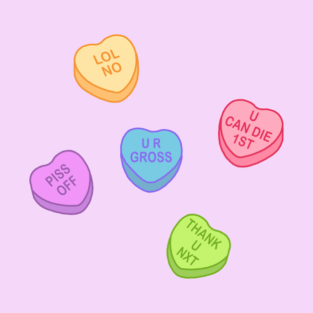 Conversation Hearts - Rudy Sticker Pack - Valentines Day by NOSSIKKO