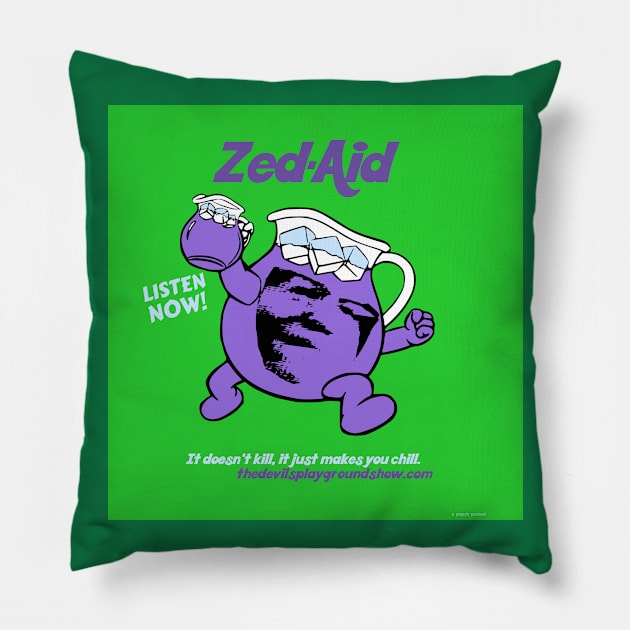 The Devil's Playground Promo - Zed-Aid pop art Pillow by The Devil's Playground Show