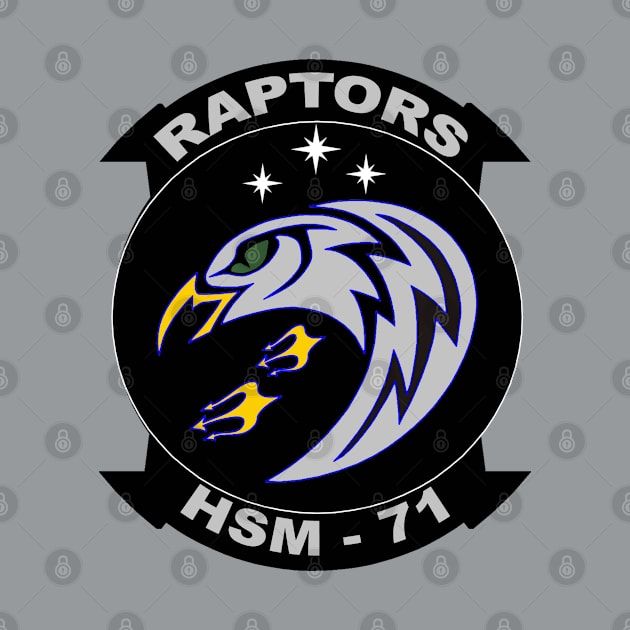 Helicopter Maritime Strike Squadron Seven One (HSM-71) Raptors by Airdale Navy