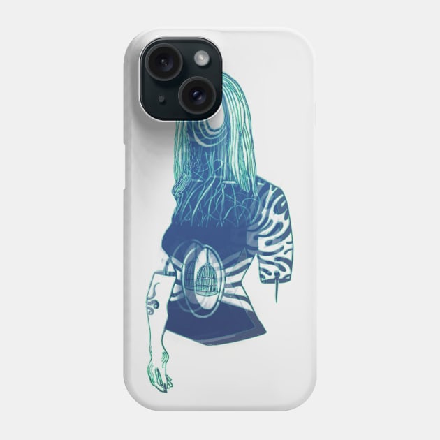 Faceless Phone Case by minniemorrisart