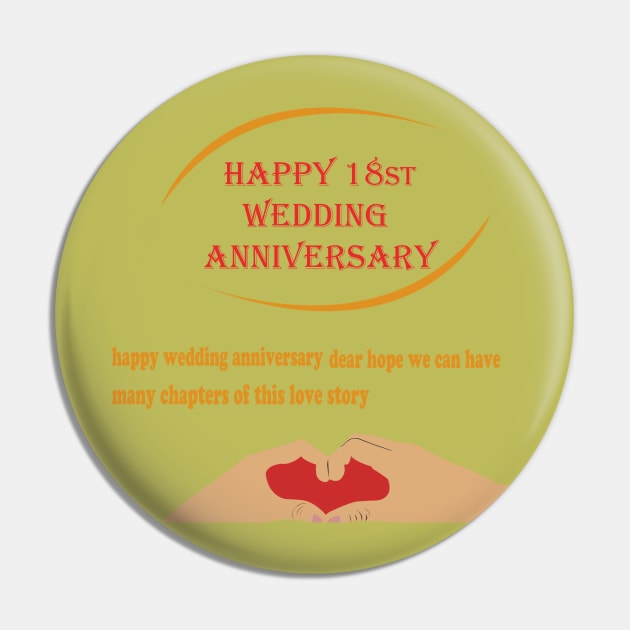 happy 18st wedding anniversary Pin by best seller shop