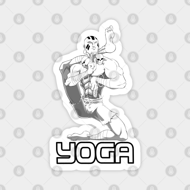 Street Fighter Yoga Master Dhalsim (V2) Magnet by CoolDojoBro
