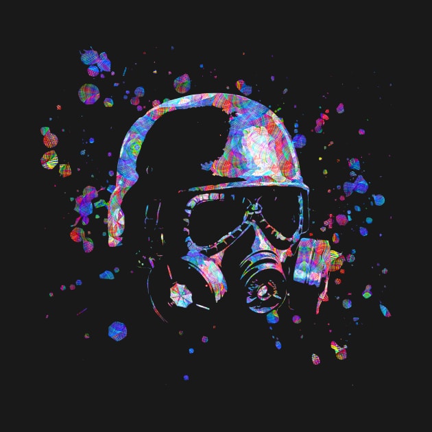 Psychedelic Chemical War Military Soldier by Void Armory