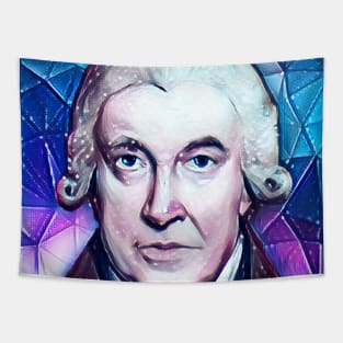 James Watt Snowy Portrait | James Watt Artwork Tapestry