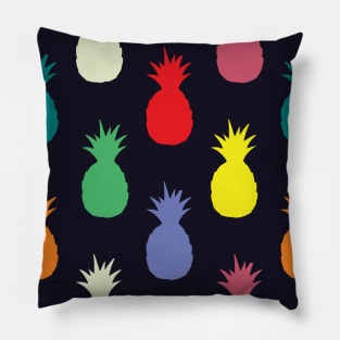 Colorful Pineapple Fruit Pattern Pillow