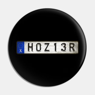 Hozier Car License Plate Pin