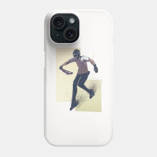 Skidding Swordsman Phone Case