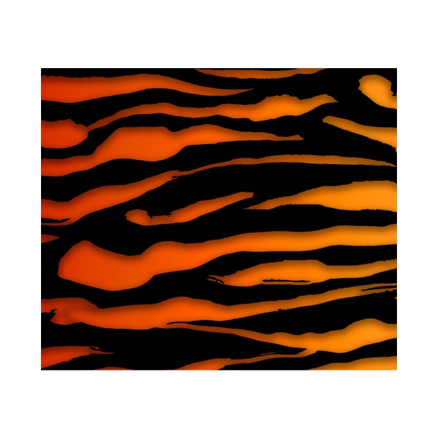 Orange Zebra by daghlashassan