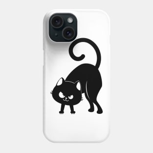 Ominous black cat Phone Case