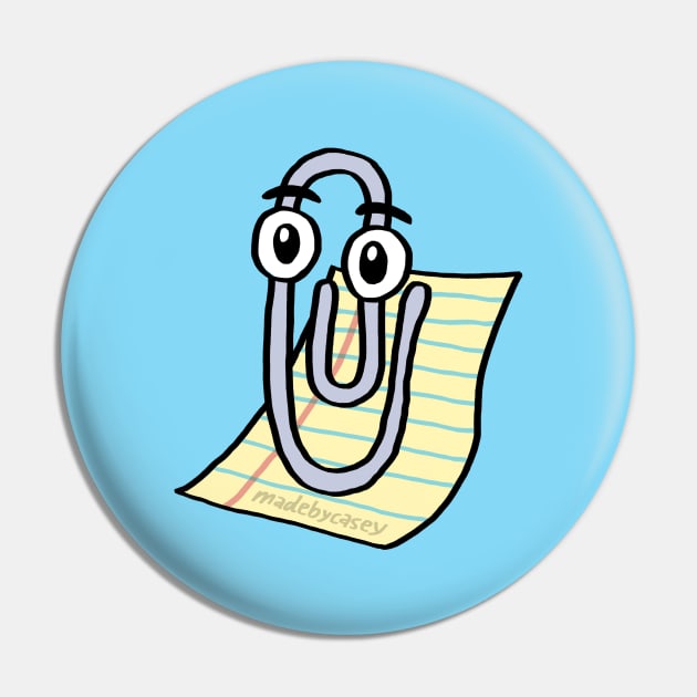 Clippy Pin by Made by Casey