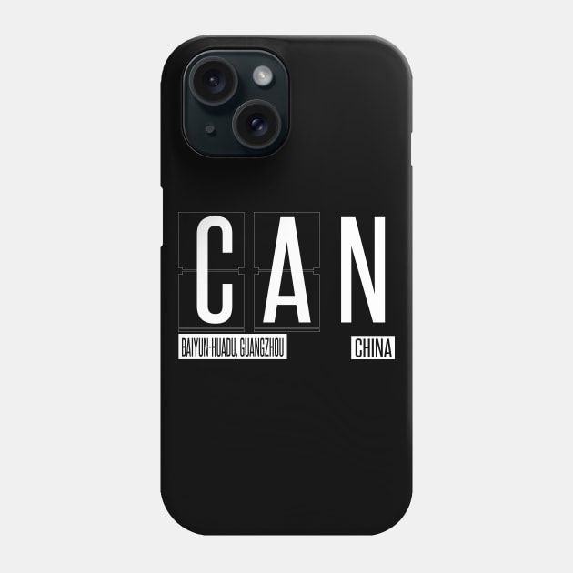 CAN - Guangzhou Airport Code Souvenir or Gift Shirt Apparel Phone Case by HopeandHobby