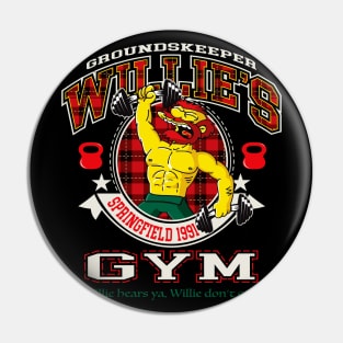 Groundskeeper Willie's Gym Pin