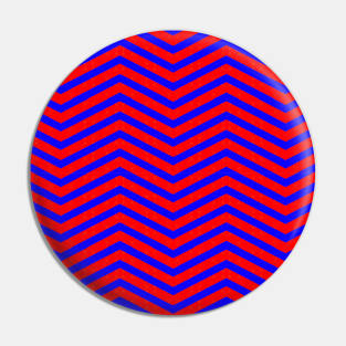 Bright Zigzag Pattern Pin