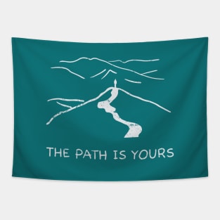 The Path Is Yours Growth Mindset Adventure Self Improvement Tapestry