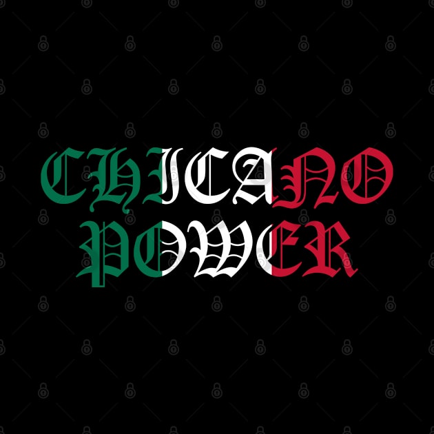 Chicano Power Mexico Mexican by Tesign2020