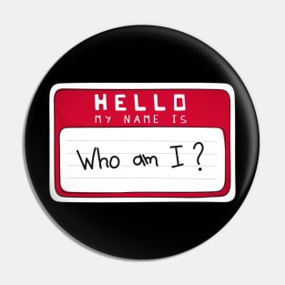 Sticker HELLO My name is Pin