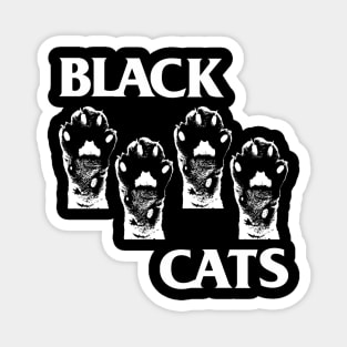 Black Cats - Black Flag parody Magnet