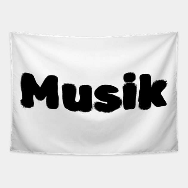 Musik Music Lover Musician Gift Tapestry by musicgeniusart