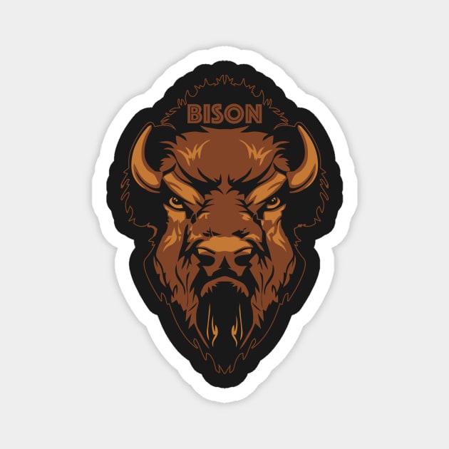 Bison Magnet by Abili-Tees