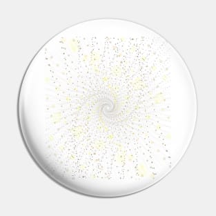 Golden swirling particles Pin