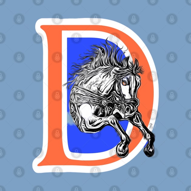 Denver Broncos by Bosko Art Designs